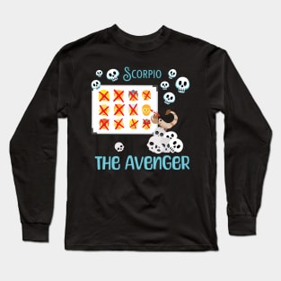 The characters of the zodiac: Scorpio Long Sleeve T-Shirt